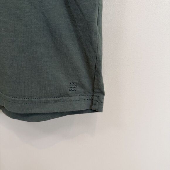 Free Fly Henley Shirt Men Large Green Button Bamboo Stretch Fishing Heritage - Picture 3 of 9